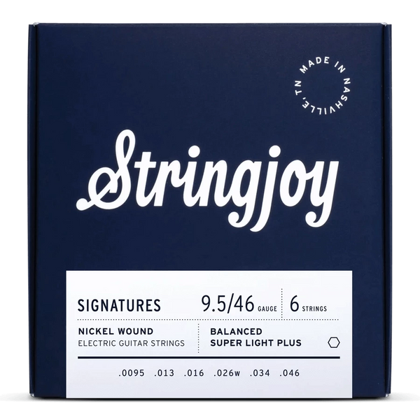 Stringjoy Balanced Super Light Plus Guitar Strings 9.5-46 - MusicStreet