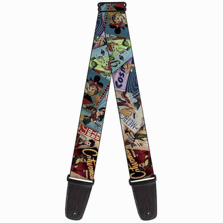 Buckle Down 8-DC Bombshell Comic Book Guitar Strap