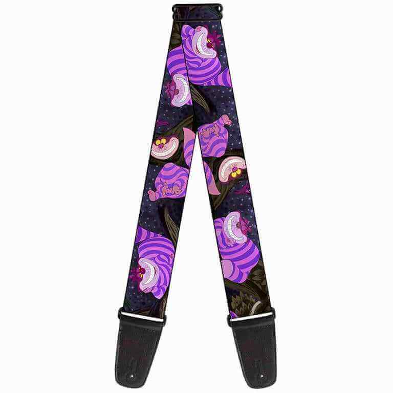 Buckle Down Chesire Cat Poses Guitar Strap - MusicStreet
