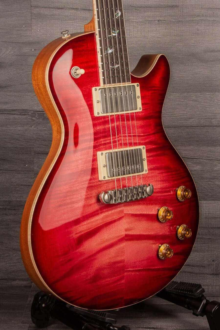 Patrick James Eggle Macon Carved Top - Blood Red s#30849