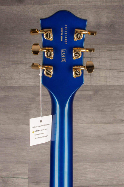 Gretsch G6120TG Pro Player Edition Nashville Electric Guitar - Azure Metallic