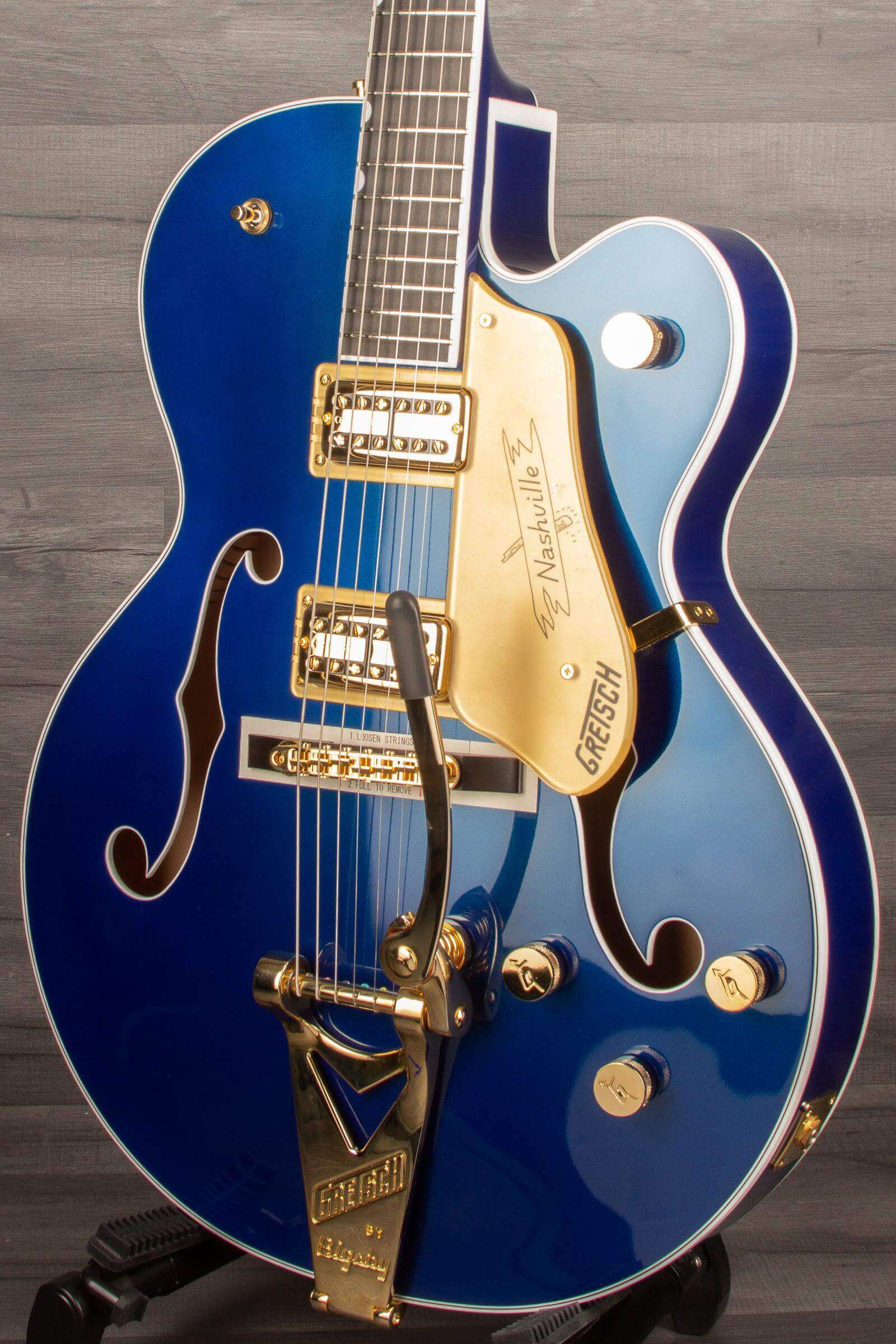 Gretsch G6120TG Pro Player Edition Nashville Electric Guitar - Azure Metallic