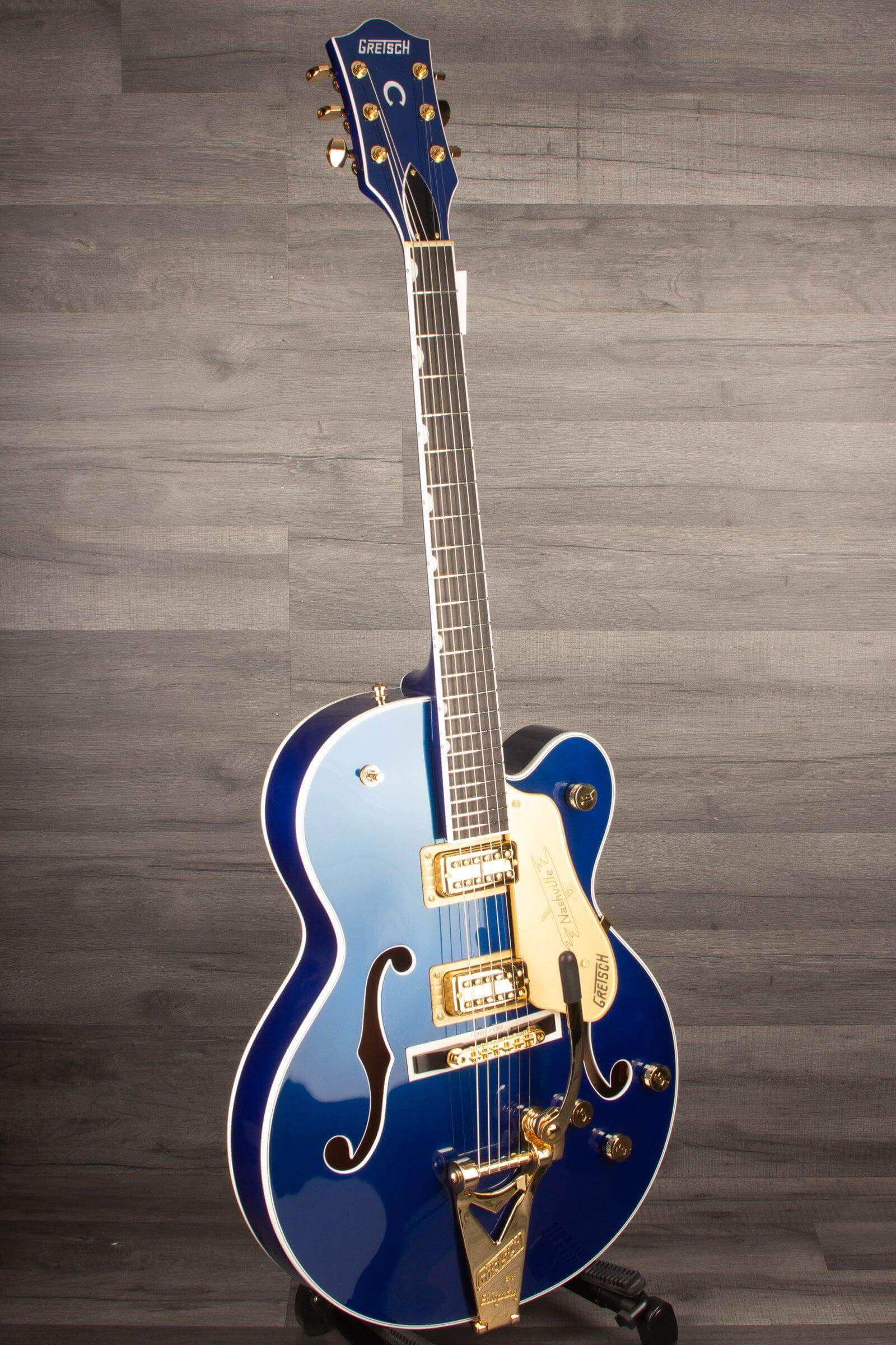 Gretsch G6120TG Pro Player Edition Nashville Electric Guitar - Azure Metallic