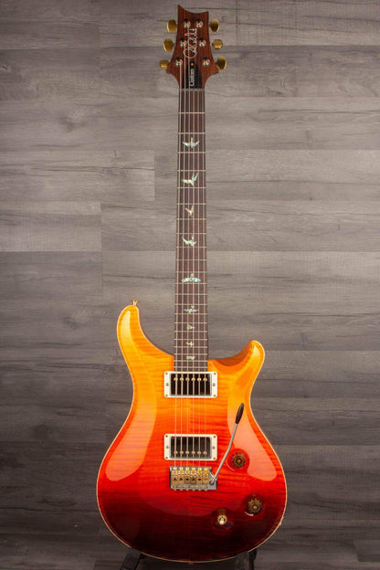PRS Wood Library Custom 22 Orange Fade Flame Top - Solid Rosewood Neck