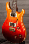 PRS Wood Library Custom 22 Orange Fade Flame Top - Solid Rosewood Neck - MusicStreet