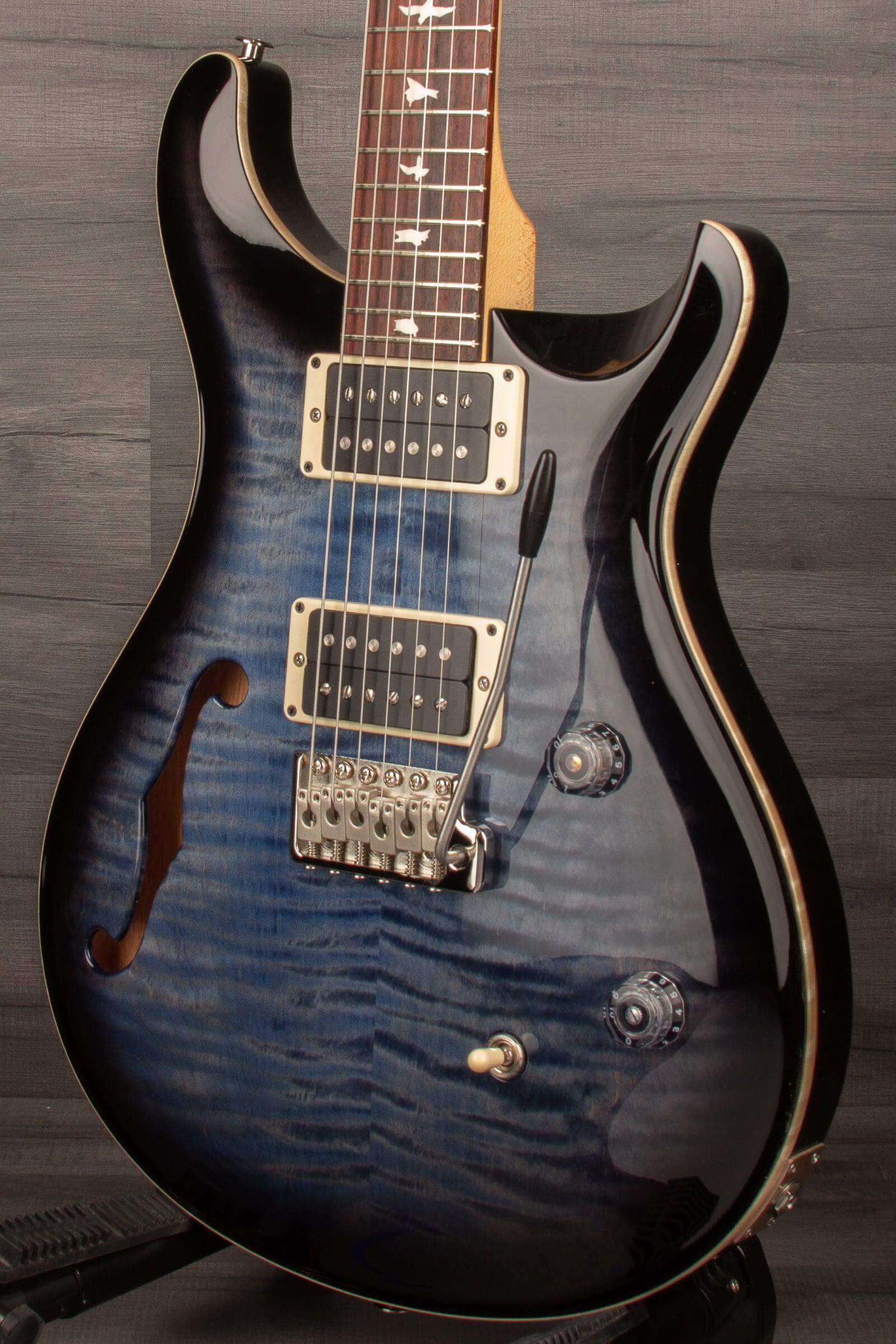 PRS CE24 Semi Hollow - Faded Blue Smokeburst s#0344760