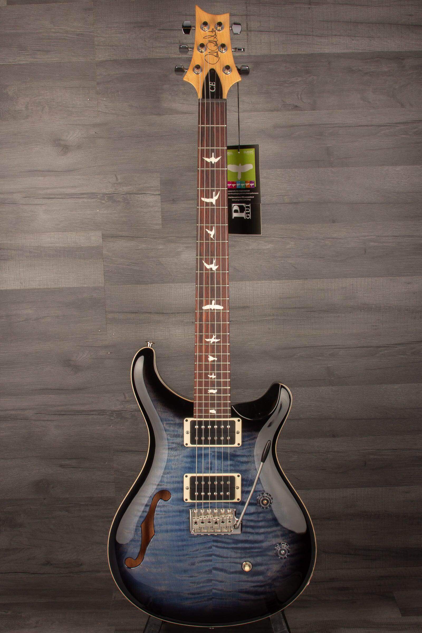 PRS CE24 Semi Hollow - Faded Blue Smokeburst s#0344760
