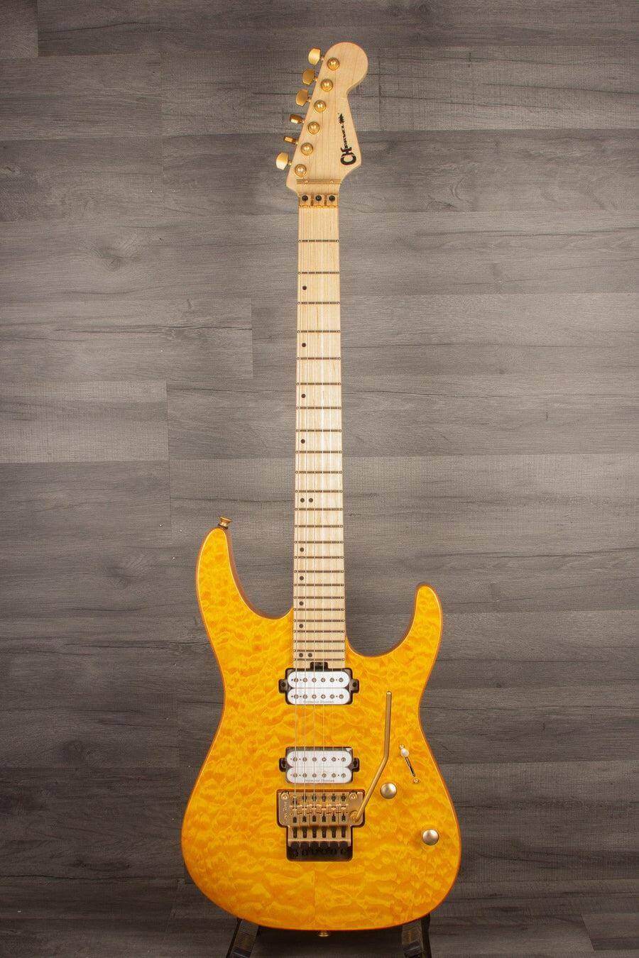 USED Charvel - PRO-MOD DK24 HH FR DARK AMBER with HARD CASE