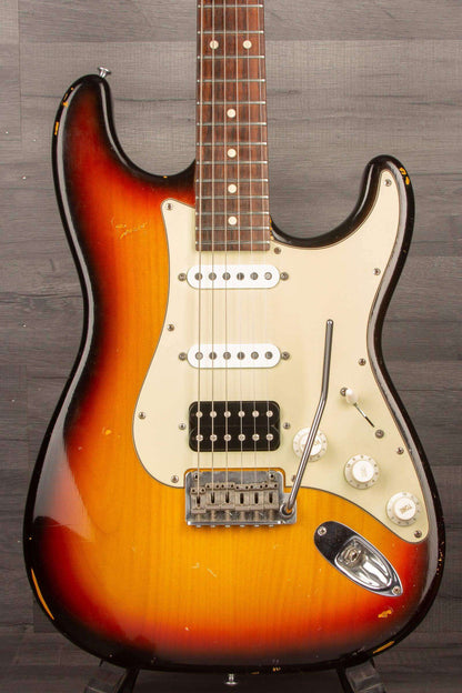 USED - Suhr Classic Antique HSS - 3 Tone Sunburst relic
