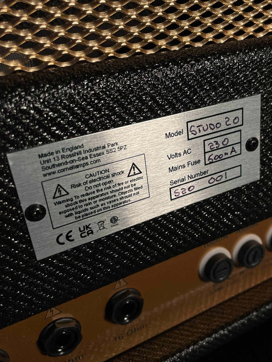 Cornell Guitar Amp Studio 20 - Head & Cab