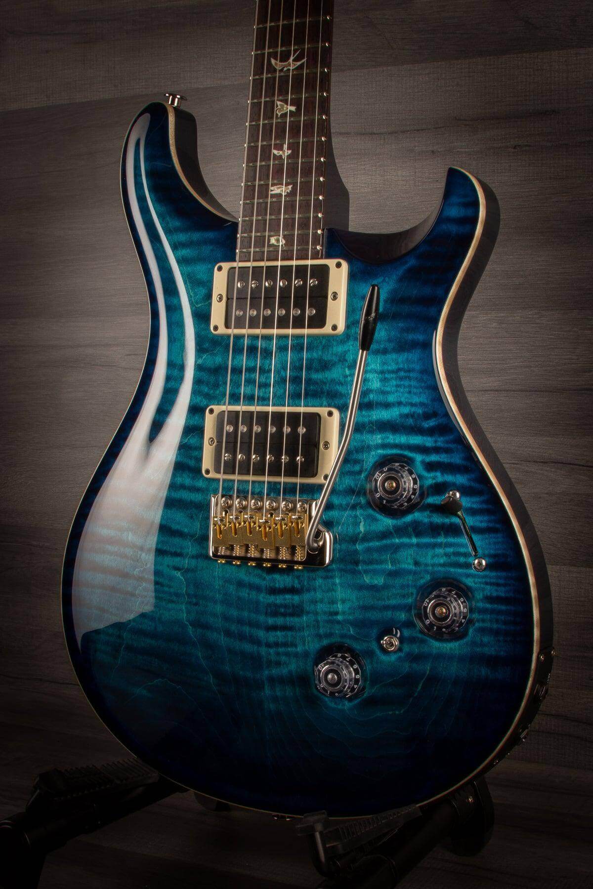 PRS Custom 24 Piezo, Cobalt Blue #0346379 - MusicStreet