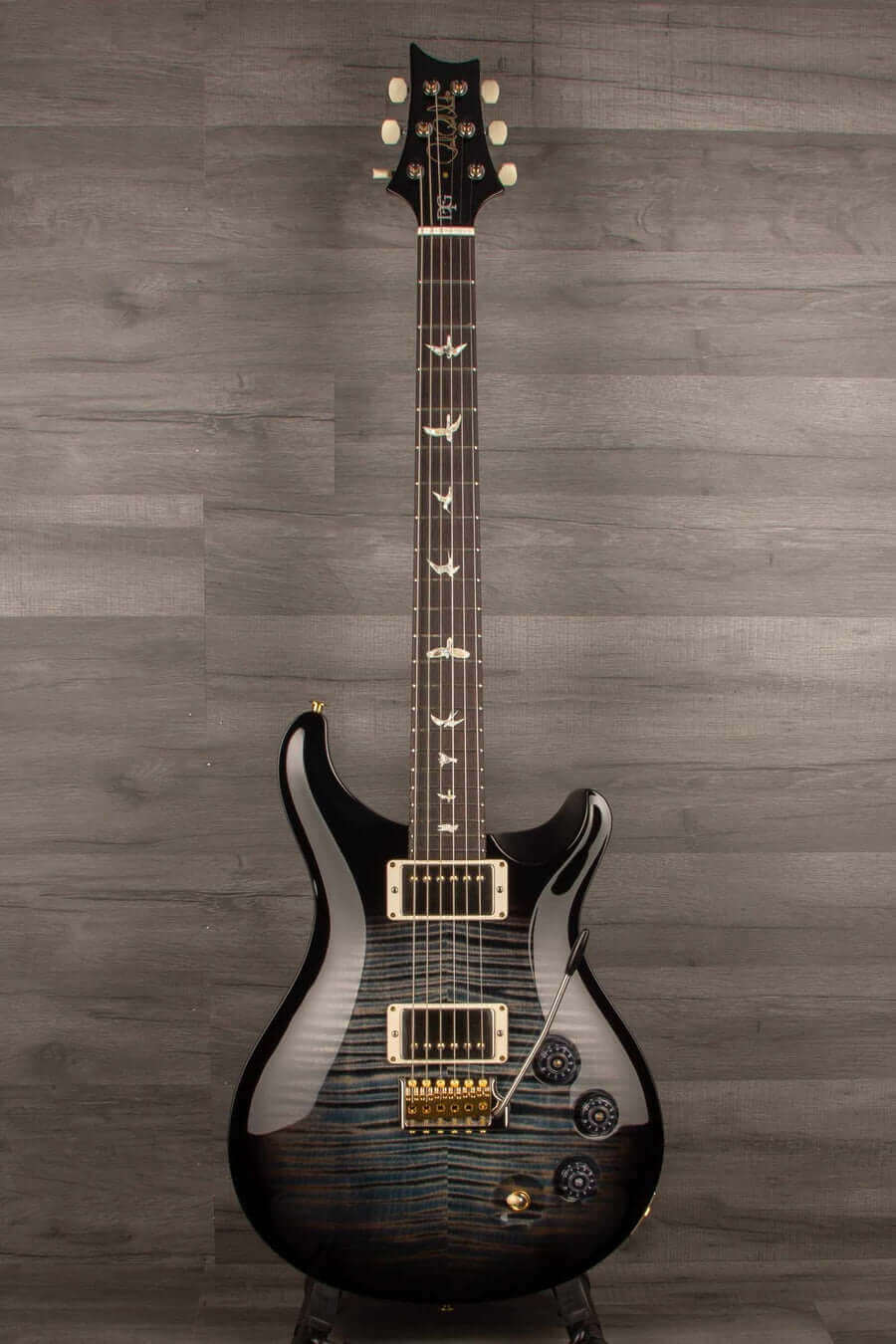 PRS DGT - Faded Whale Blue Smokeburst Wrap 10 Top s#0353684