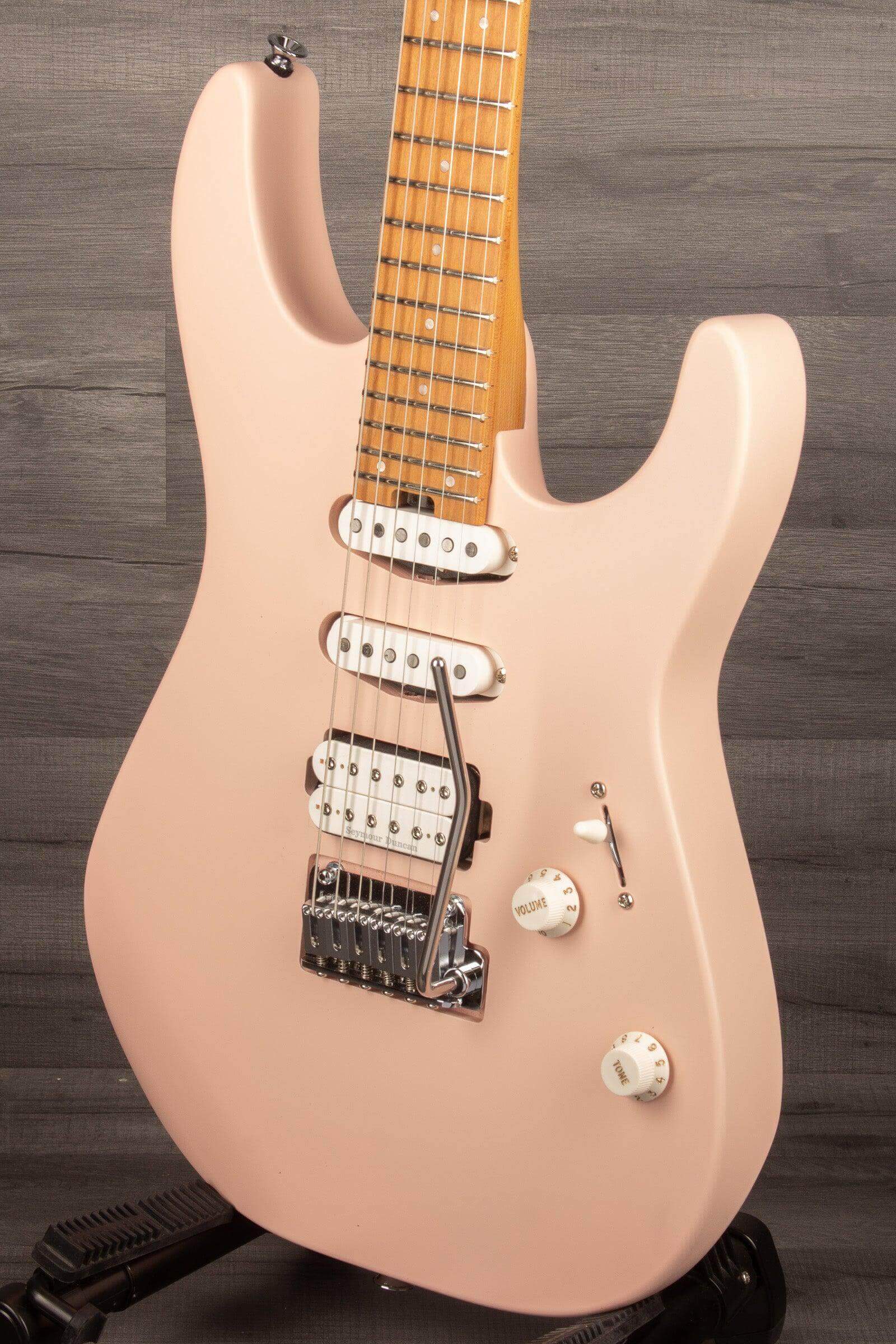 Charvel - Pro-Mod DK24 HSS MPL, Caramelized Maple Fingerboard, Satin shell pink