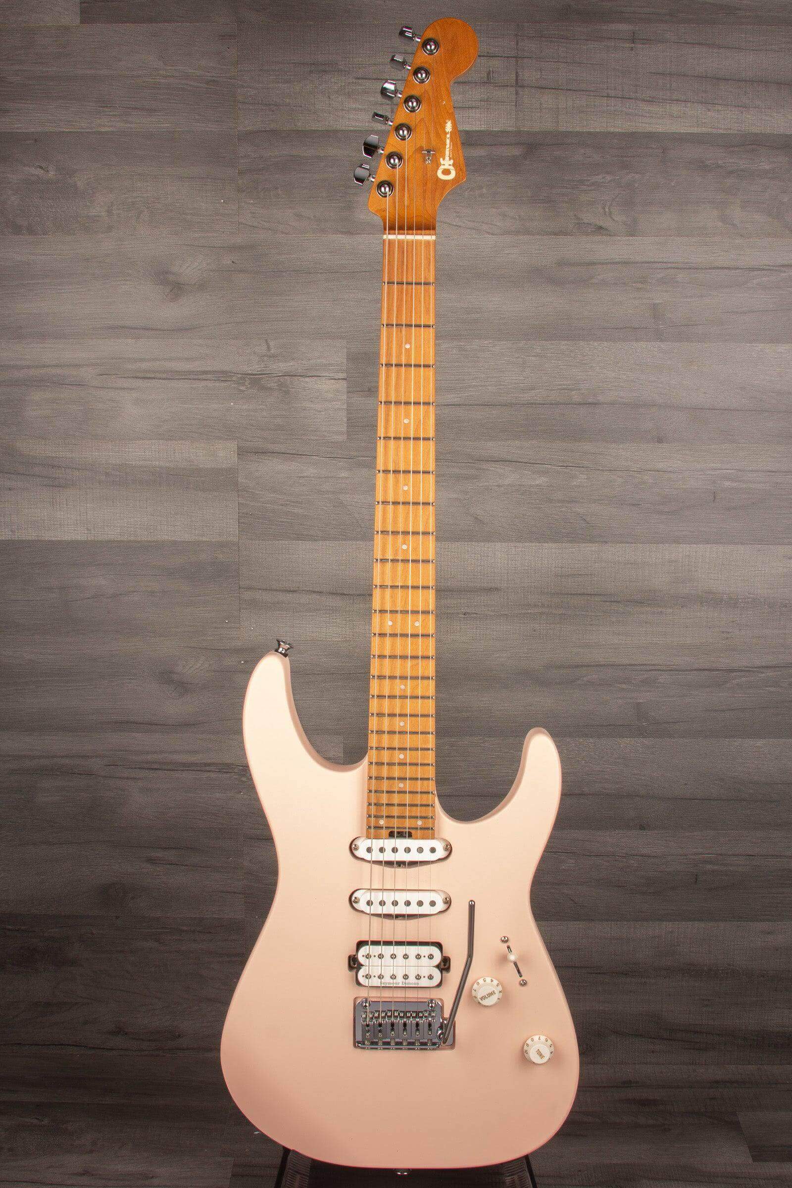 Charvel - Pro-Mod DK24 HSS MPL, Caramelized Maple Fingerboard, Satin shell pink