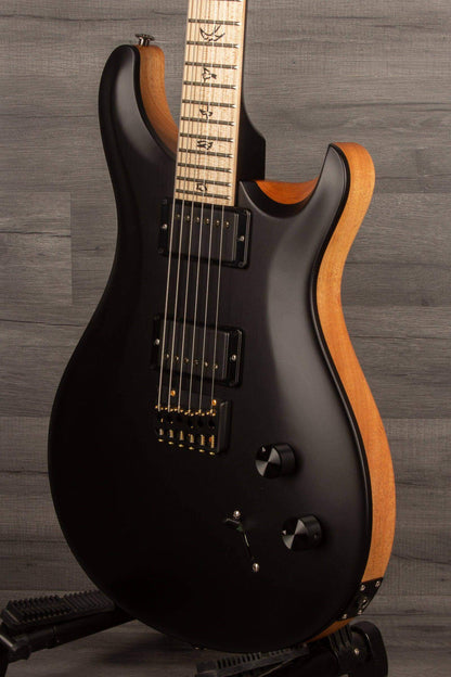 PRS CE24 Dustie Waring Signature, Hardtail - Black Top / Natural back s#0354137