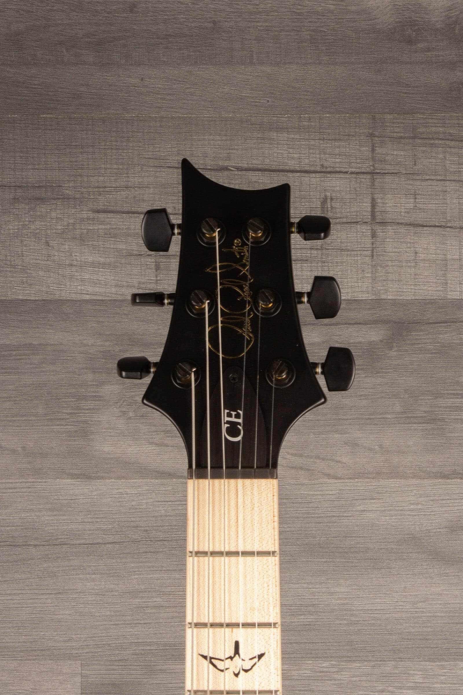 PRS CE24 Dustie Waring Signature, Hardtail - Black Top / Natural back s#0354137