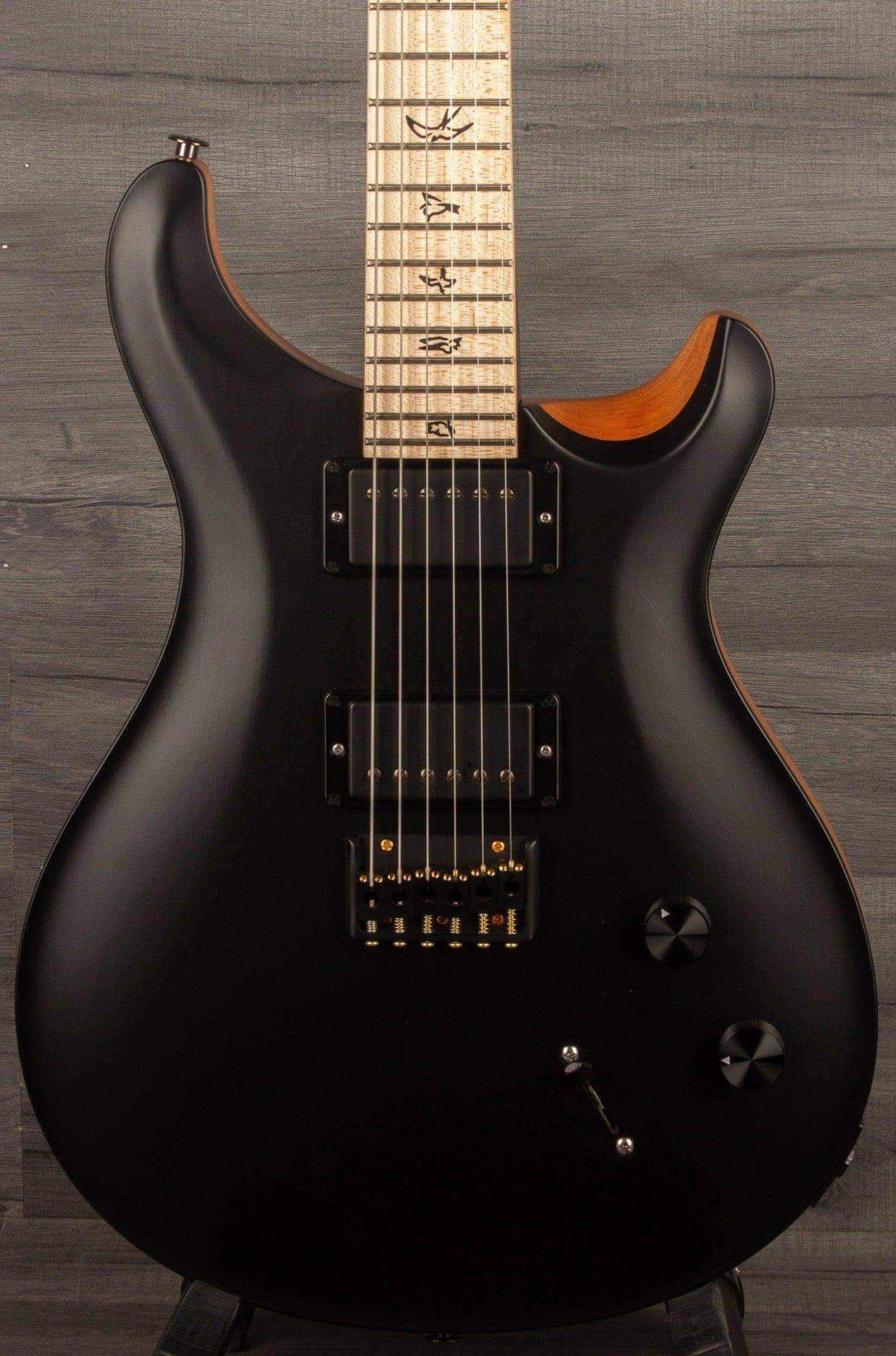 PRS CE24 Dustie Waring Signature, Hardtail - Black Top / Natural back s#0354137