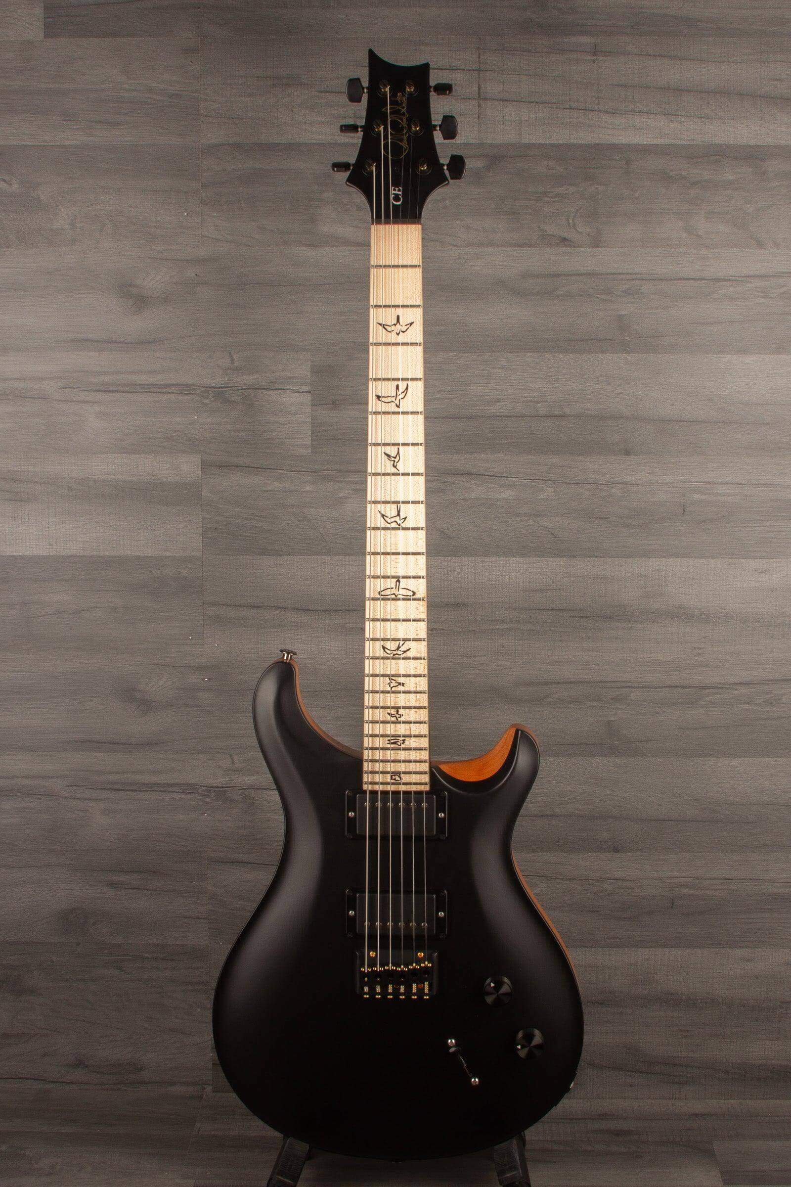 PRS CE24 Dustie Waring Signature, Hardtail - Black Top / Natural back s#0354137