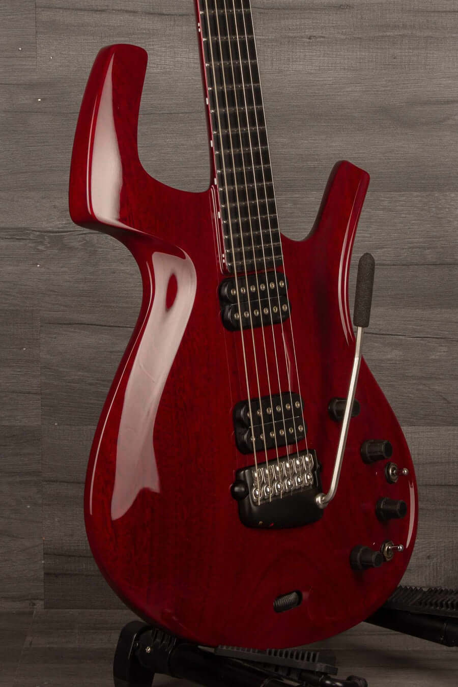 USED - 1998 Parker Fly Classic - Transparent Red - MusicStreet