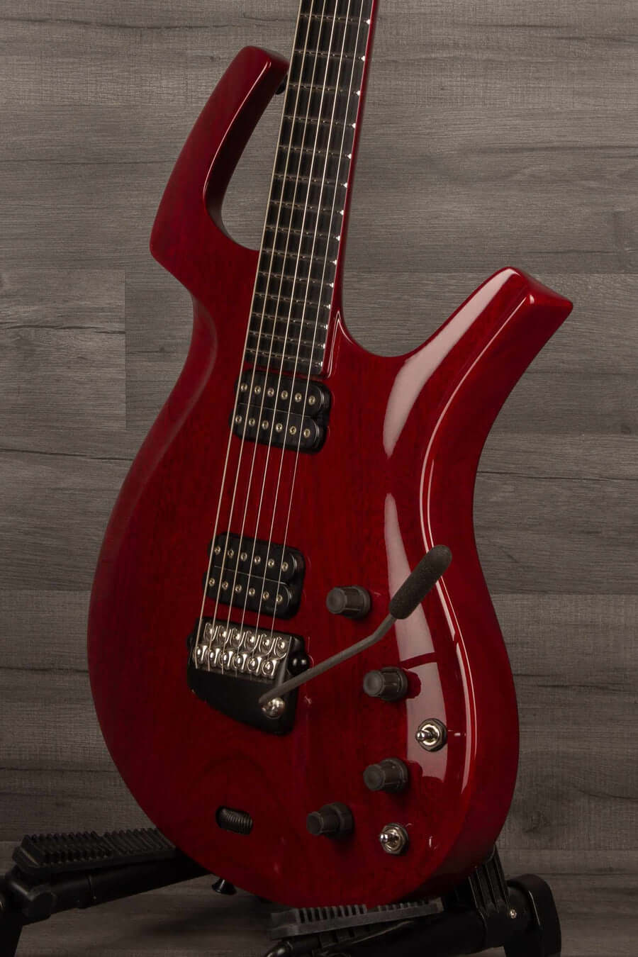 USED - 1998 Parker Fly Classic - Transparent Red - MusicStreet