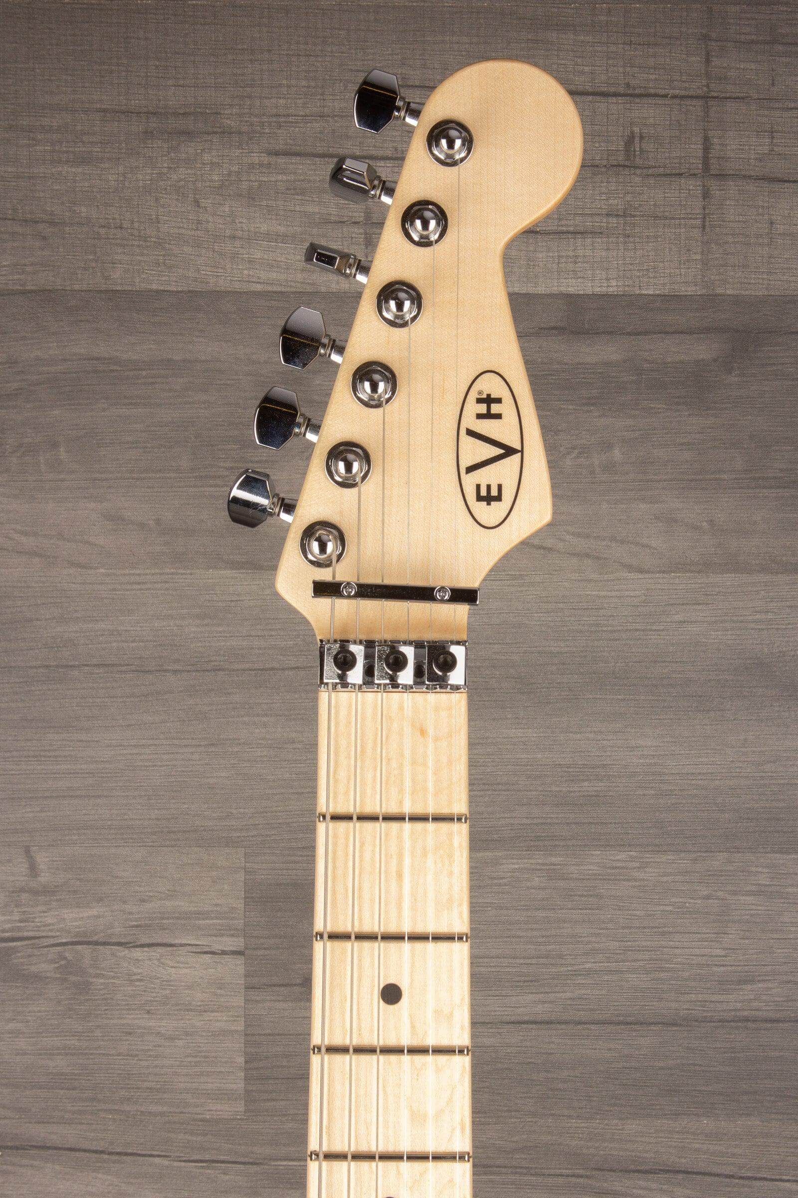 EVH Striped Series Electric Guitar - Red with Black Stripes