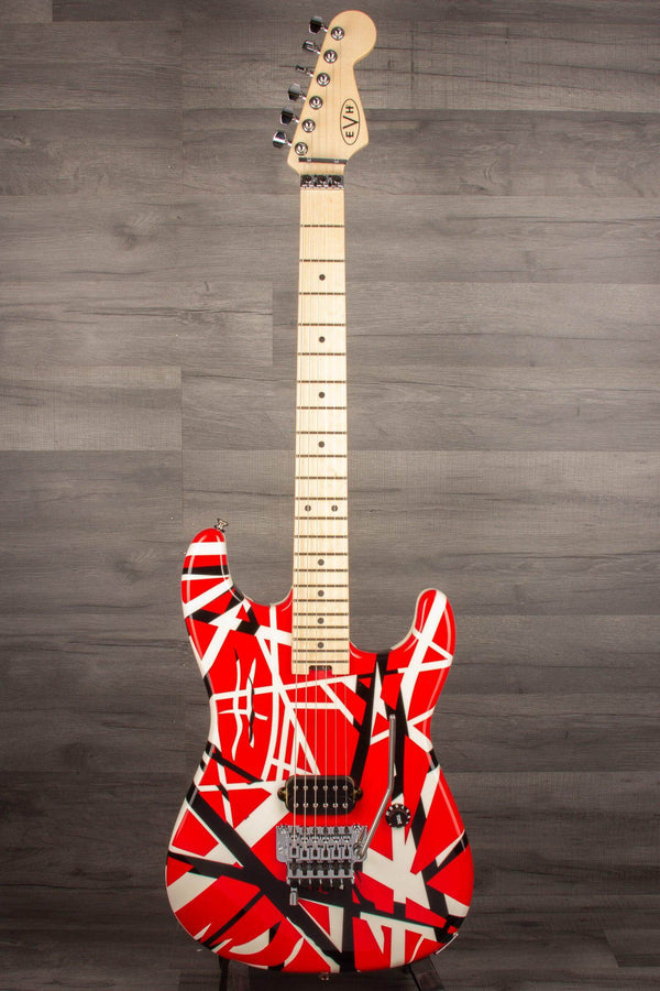 Evh striped black discount and white
