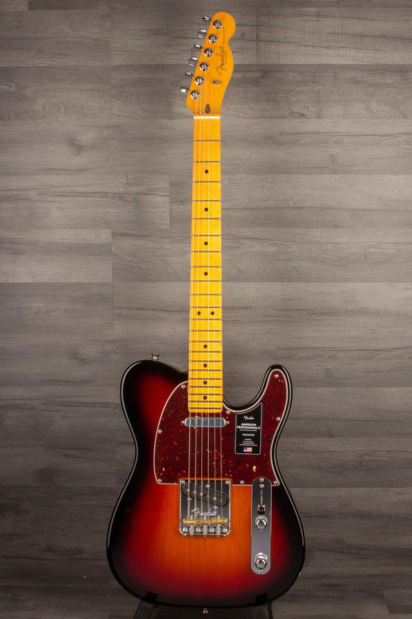 Fender American Professional II Telecaster - 3 tone sunburst - MusicStreet