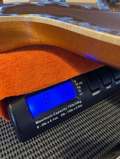 Patrick James Eggle Macon Carved Top Electric Guitar - Firemist Gold s#30852