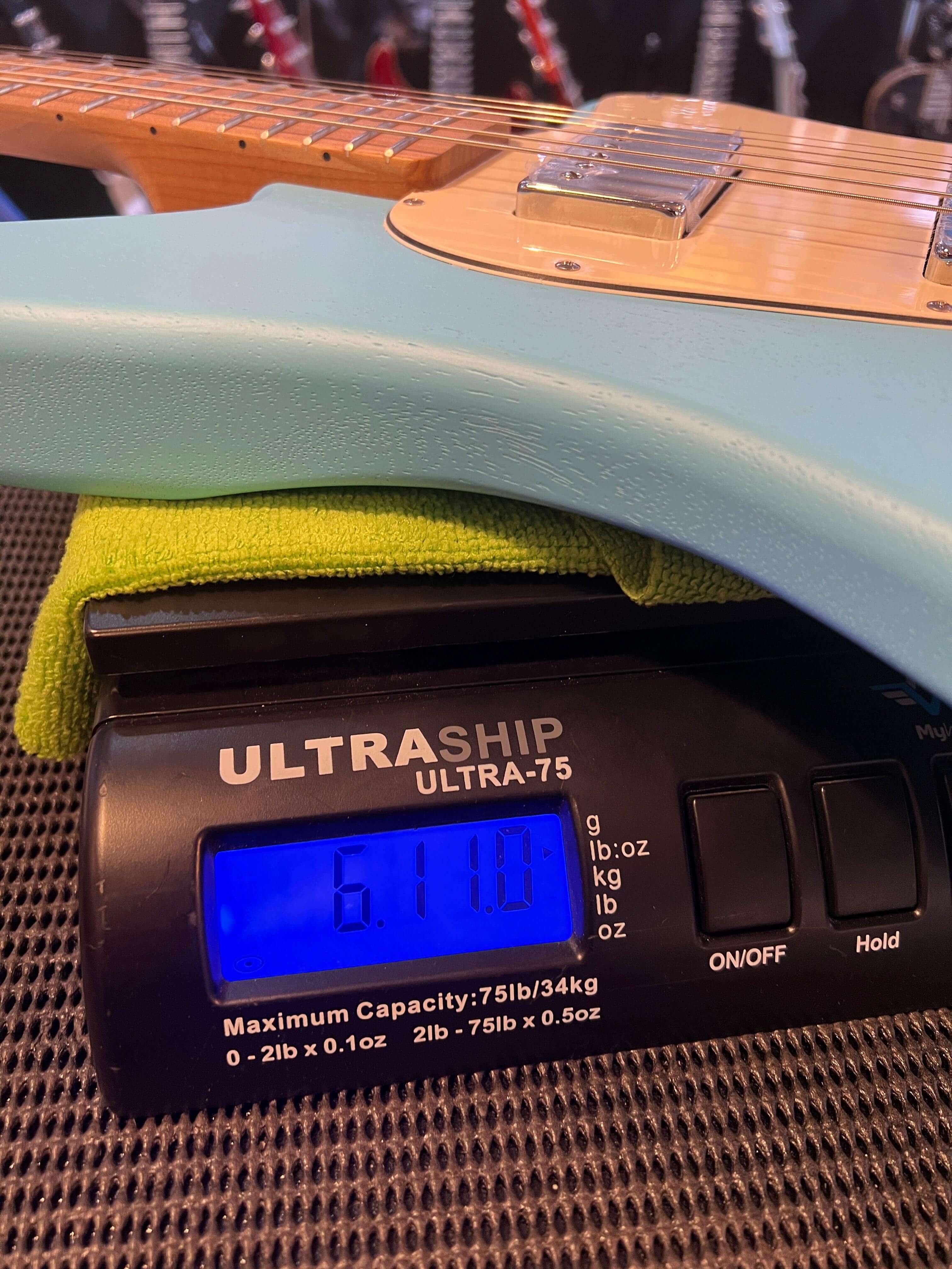 Cream T Guitars - Crossfire Standard with Pickup Swapping in Daphne Blue