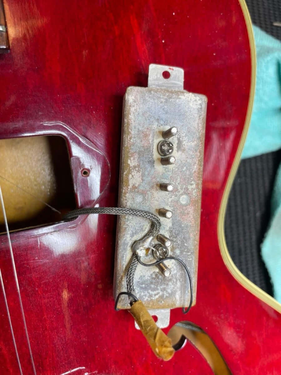 USED - Gibson ES125Td 1957 Cherry (Gibson Factory Refinish Circa 1965) #U308014 - MusicStreet