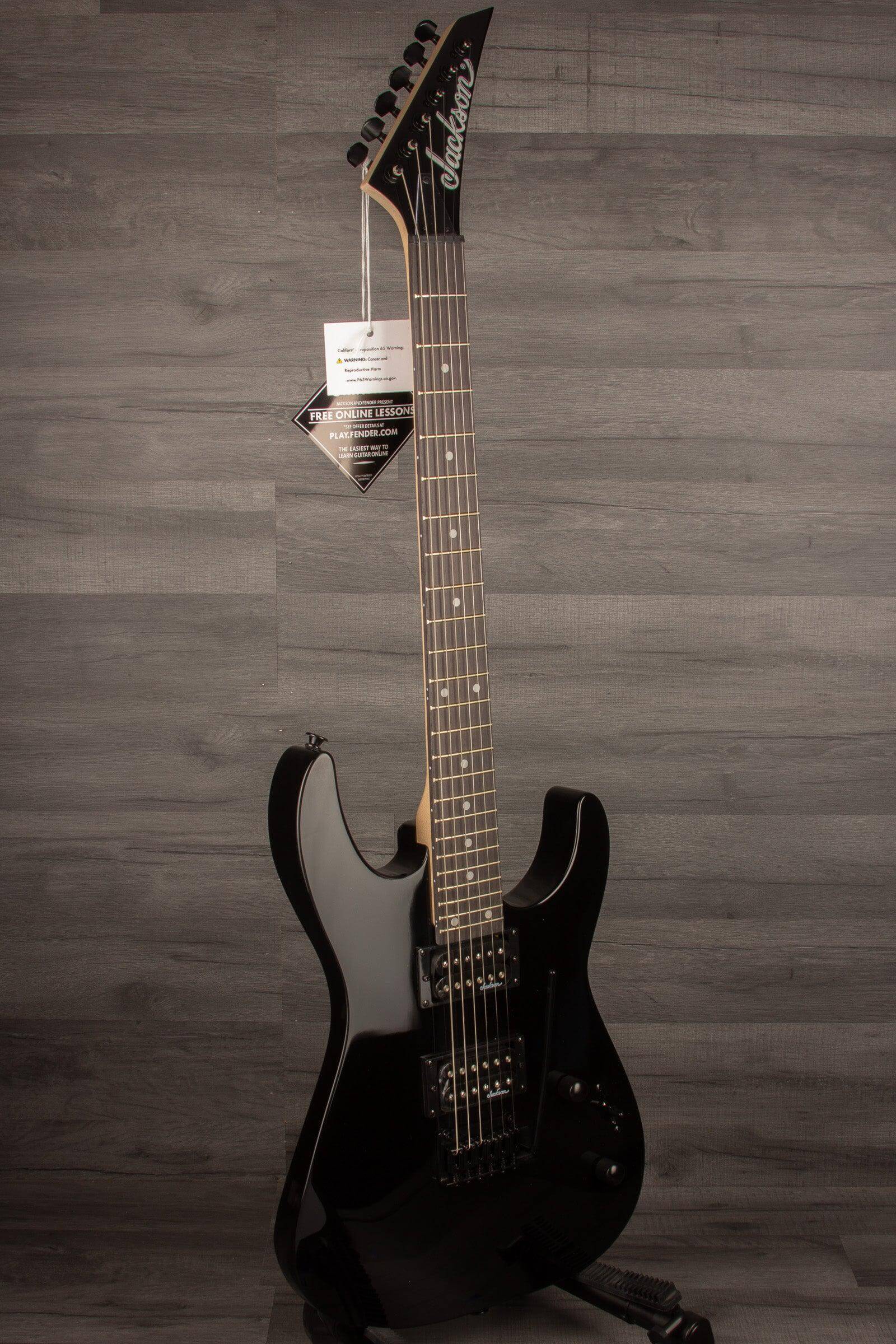 Jackson JS Series Dinky™ JS12, Amaranth Fingerboard, Black - MusicStreet