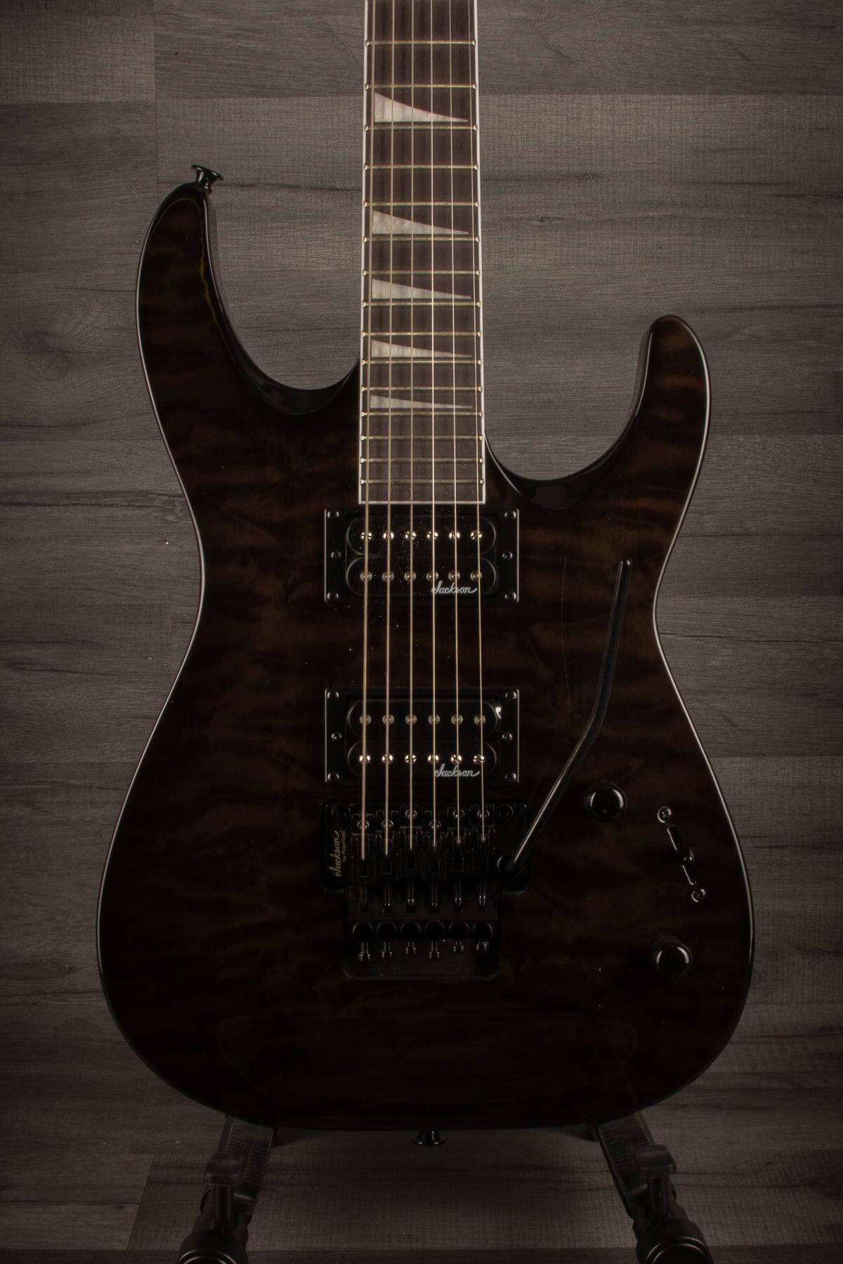 Jackson JS Series Dinky™ Arch Top JS32Q DKA Electric Guitar - Transparent Black