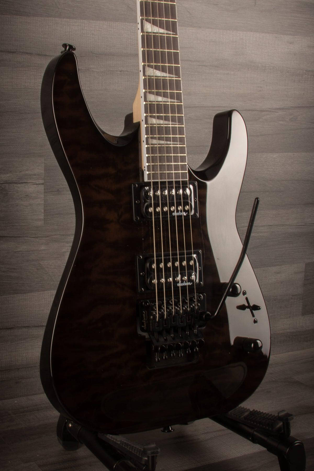 Jackson JS Series Dinky™ Arch Top JS32Q DKA Electric Guitar - Transparent Black