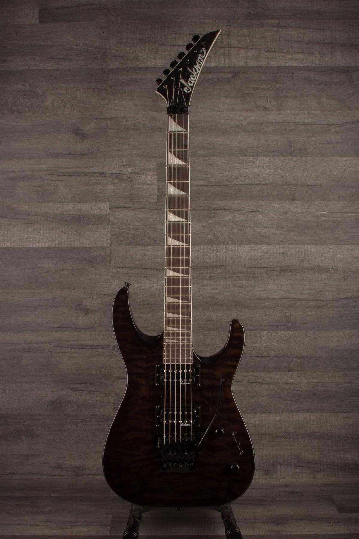 Jackson JS Series Dinky™ Arch Top JS32Q DKA Electric Guitar - Transparent Black