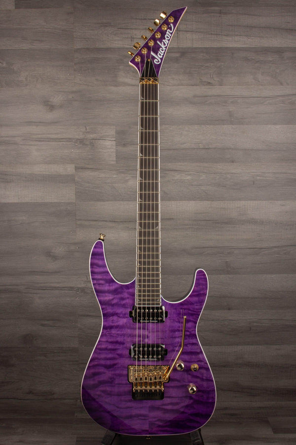 Jackson Pro Series Soloist™ SL2Q MAH Trans Purple - MusicStreet