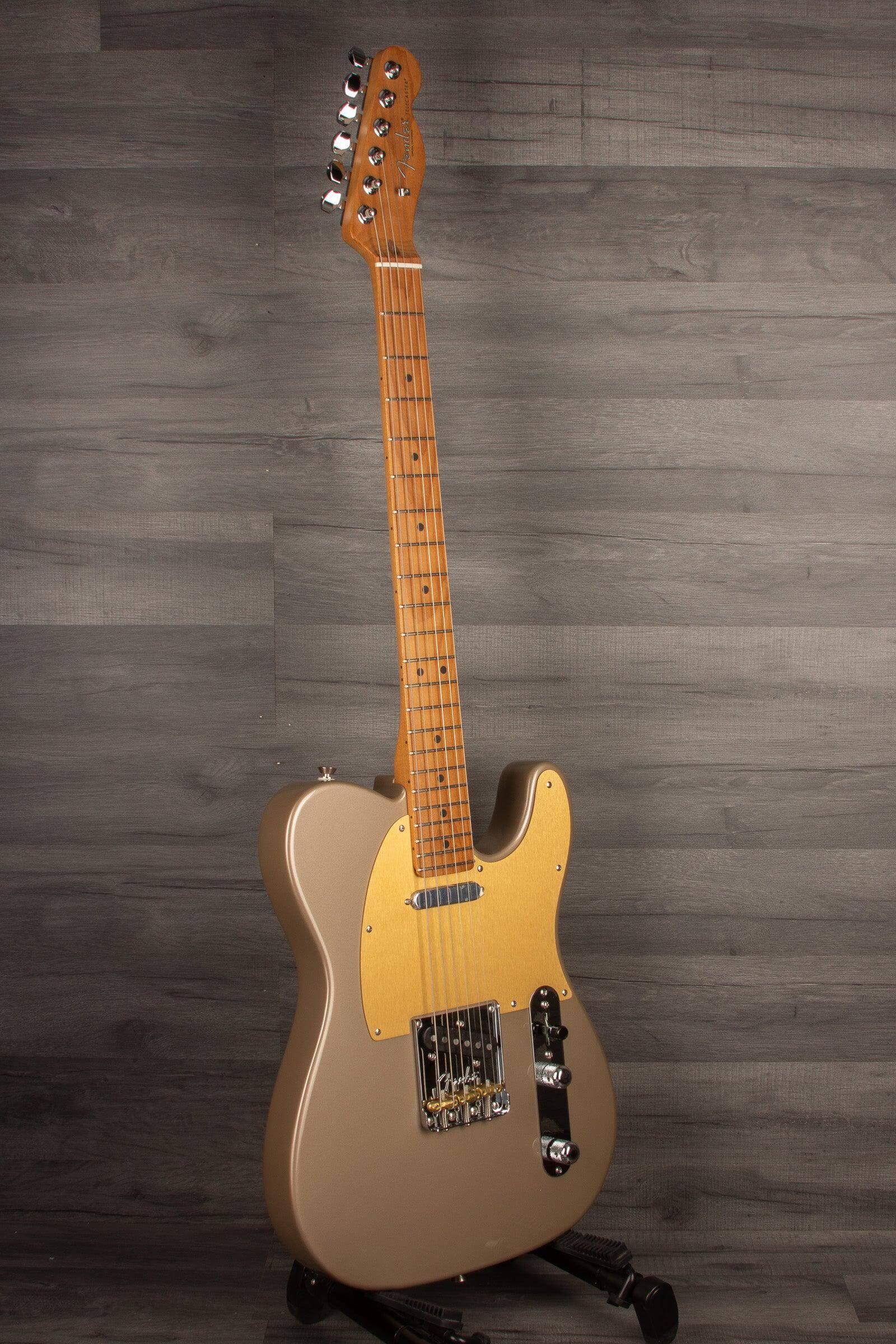Fender Limited Edition American Professional II Telecaster® Electric Guitar, Roasted Maple Fingerboard - Shoreline Gold