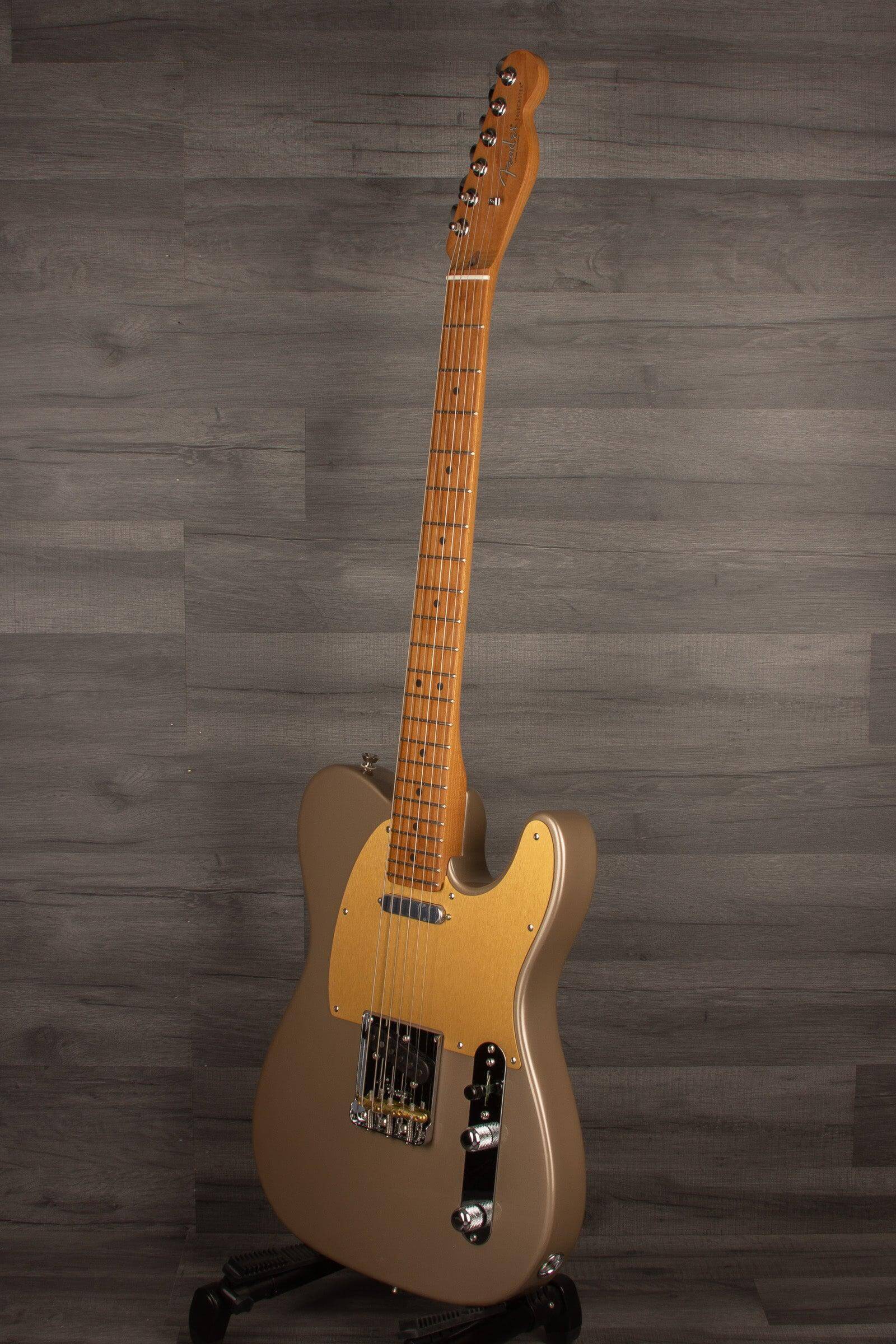 Fender Limited Edition American Professional II Telecaster® Electric Guitar, Roasted Maple Fingerboard - Shoreline Gold