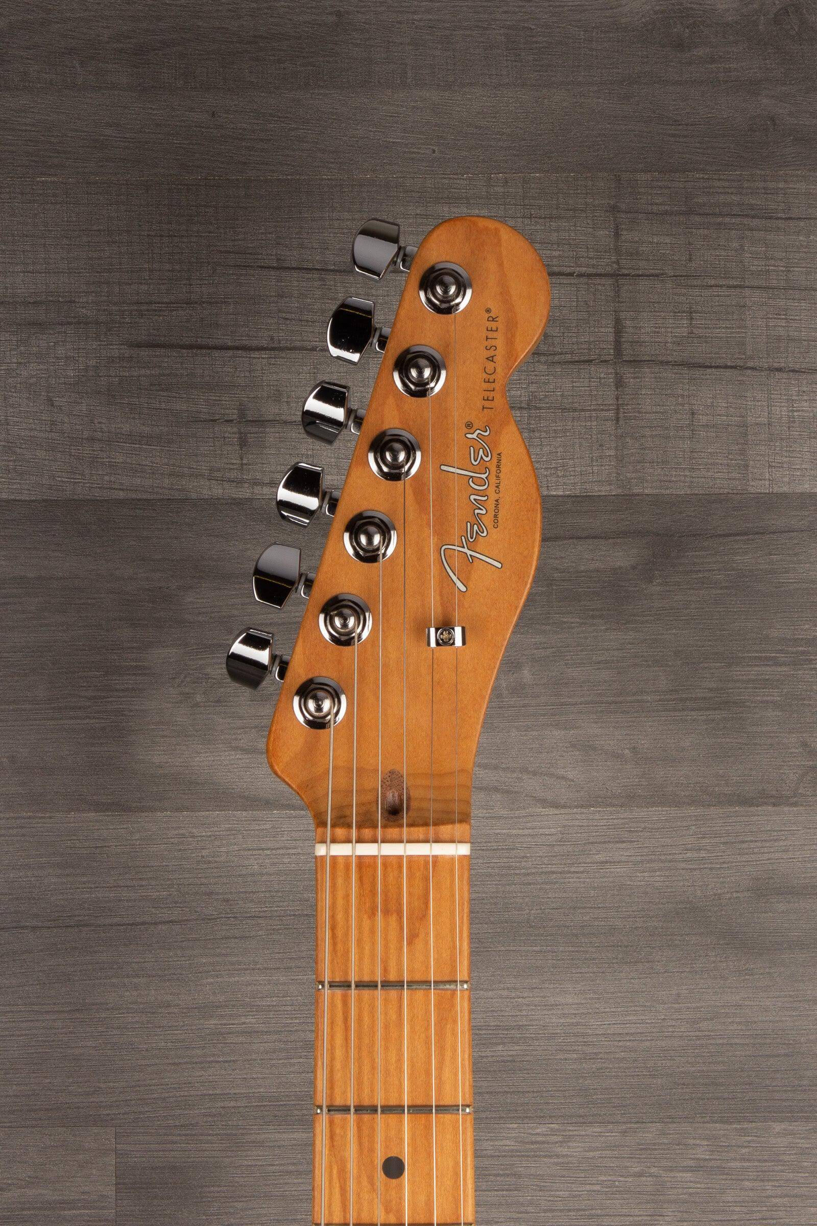 Fender Limited Edition American Professional II Telecaster® Electric Guitar, Roasted Maple Fingerboard - Shoreline Gold