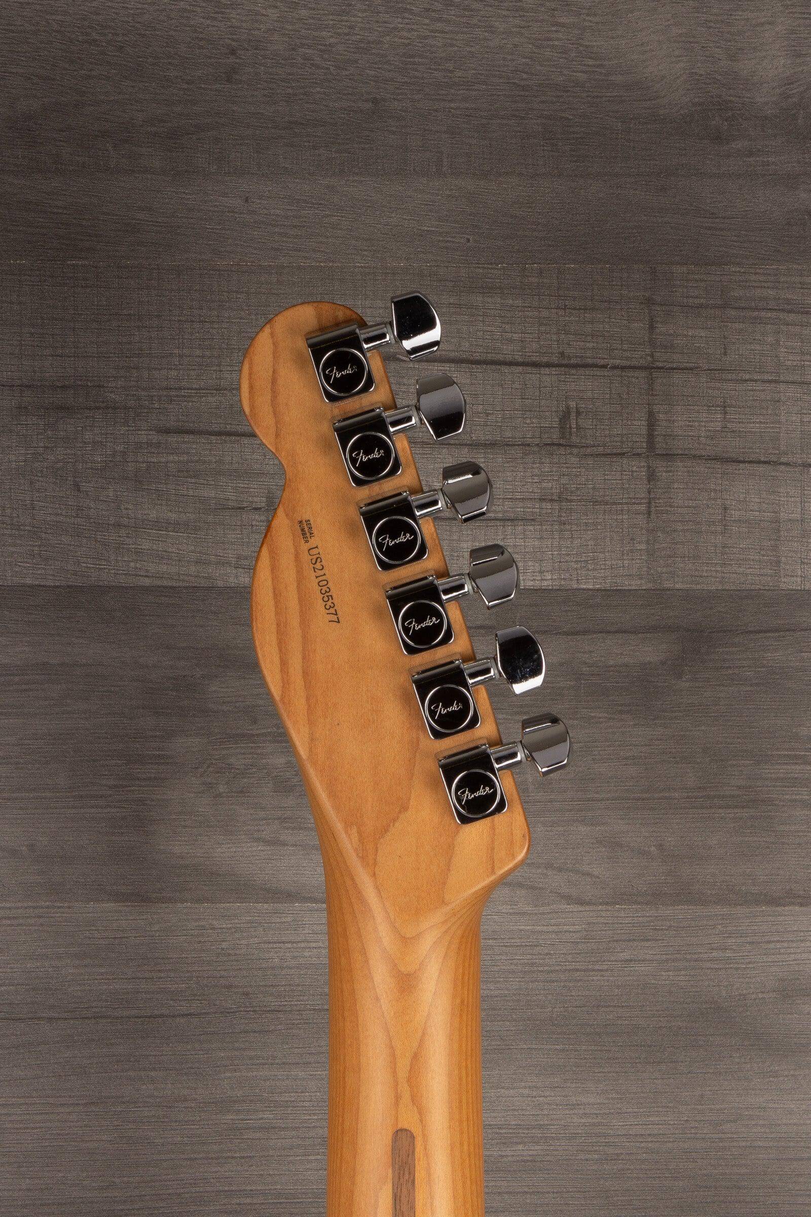 Fender Limited Edition American Professional II Telecaster® Electric Guitar, Roasted Maple Fingerboard - Shoreline Gold