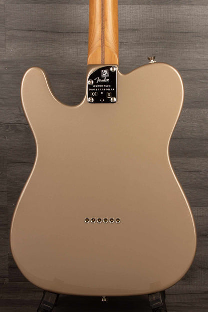 Fender Limited Edition American Professional II Telecaster® Electric Guitar, Roasted Maple Fingerboard - Shoreline Gold