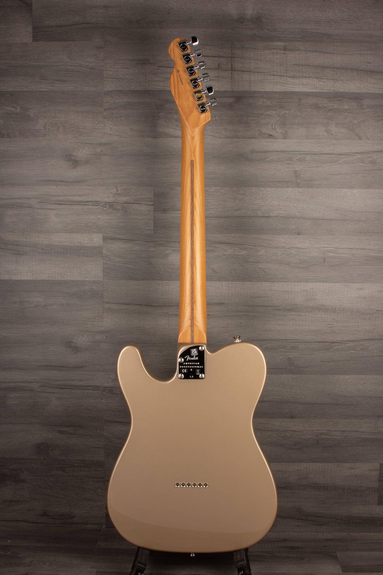 Fender Limited Edition American Professional II Telecaster®, Roasted Maple Fingerboard, Shoreline Gold | MusicStreet