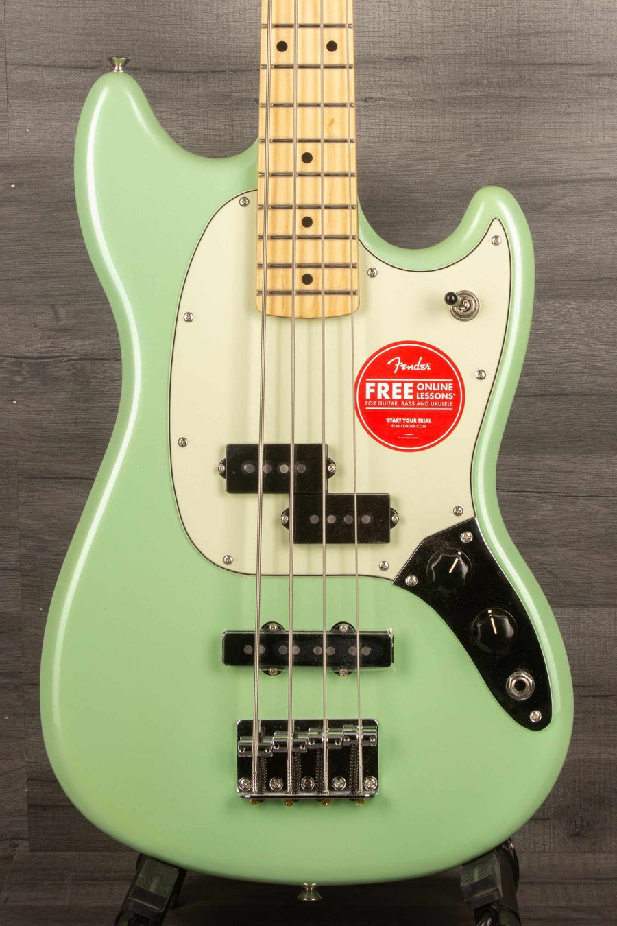 Fender Ltd Edition Player Mustang®  PJ Bass - Surf Pearl - MusicStreet