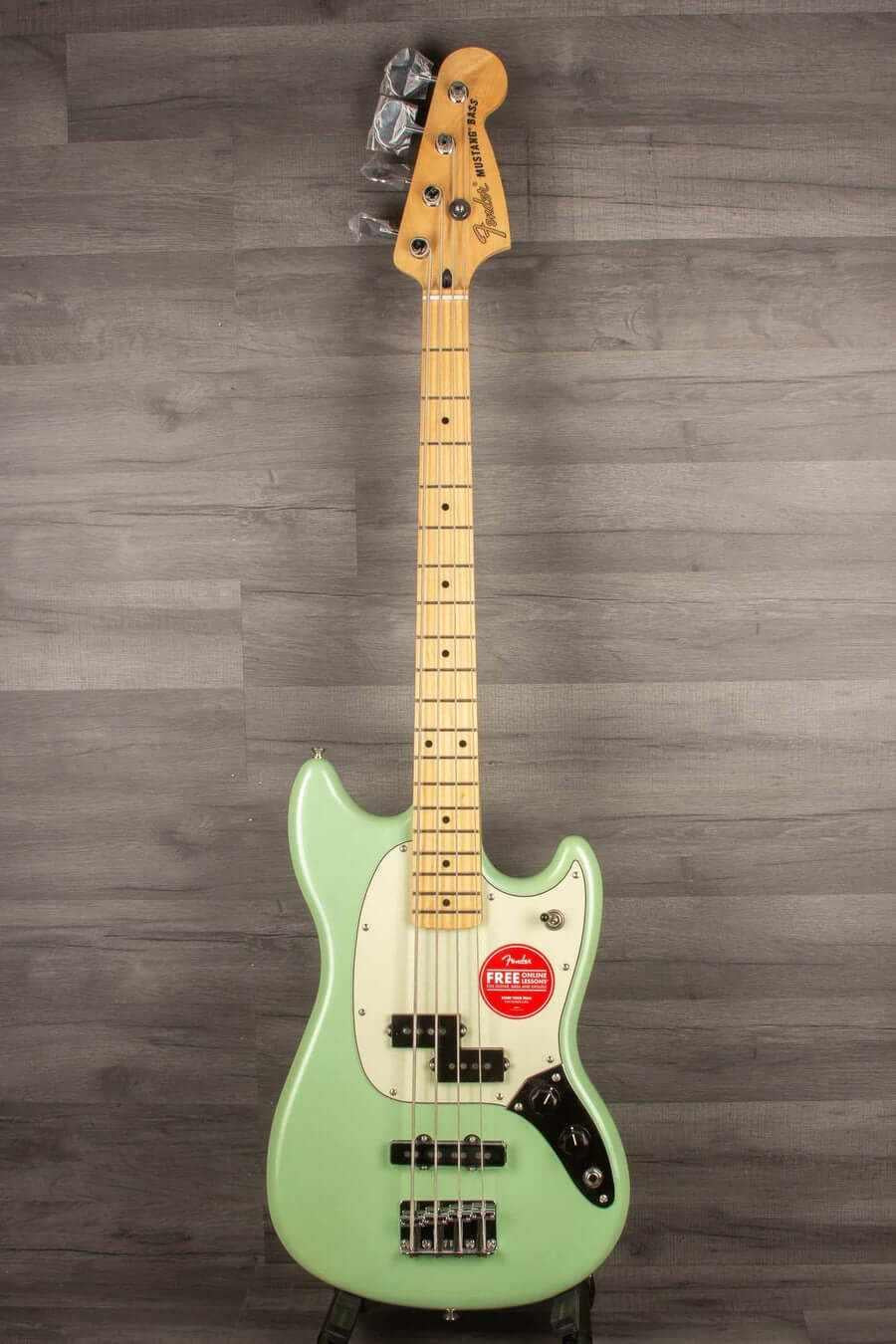 Fender Ltd Edition Player Mustang® PJ Bass Guitar - Surf Pearl