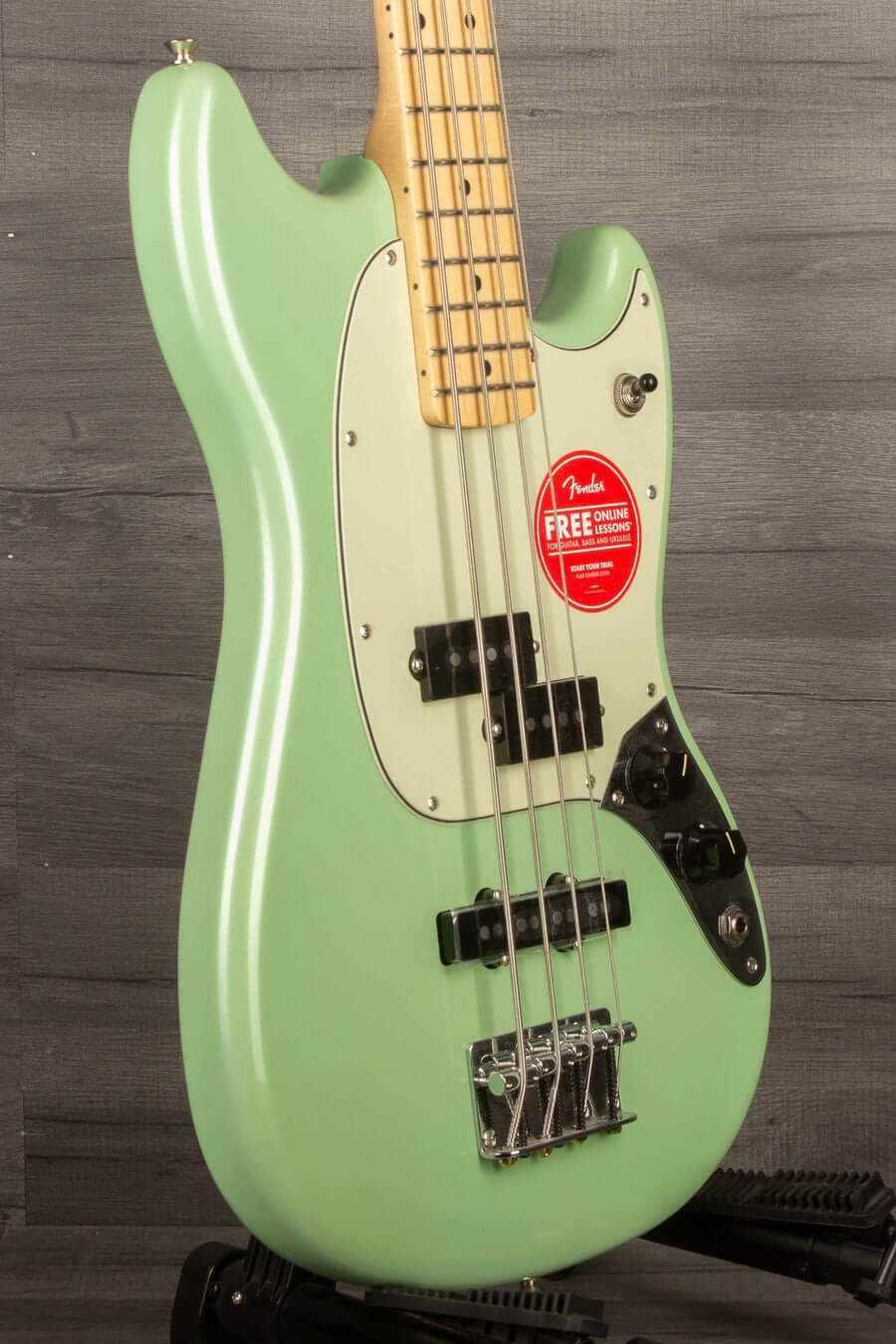 Fender Ltd Edition Player Mustang® PJ Bass Guitar - Surf Pearl