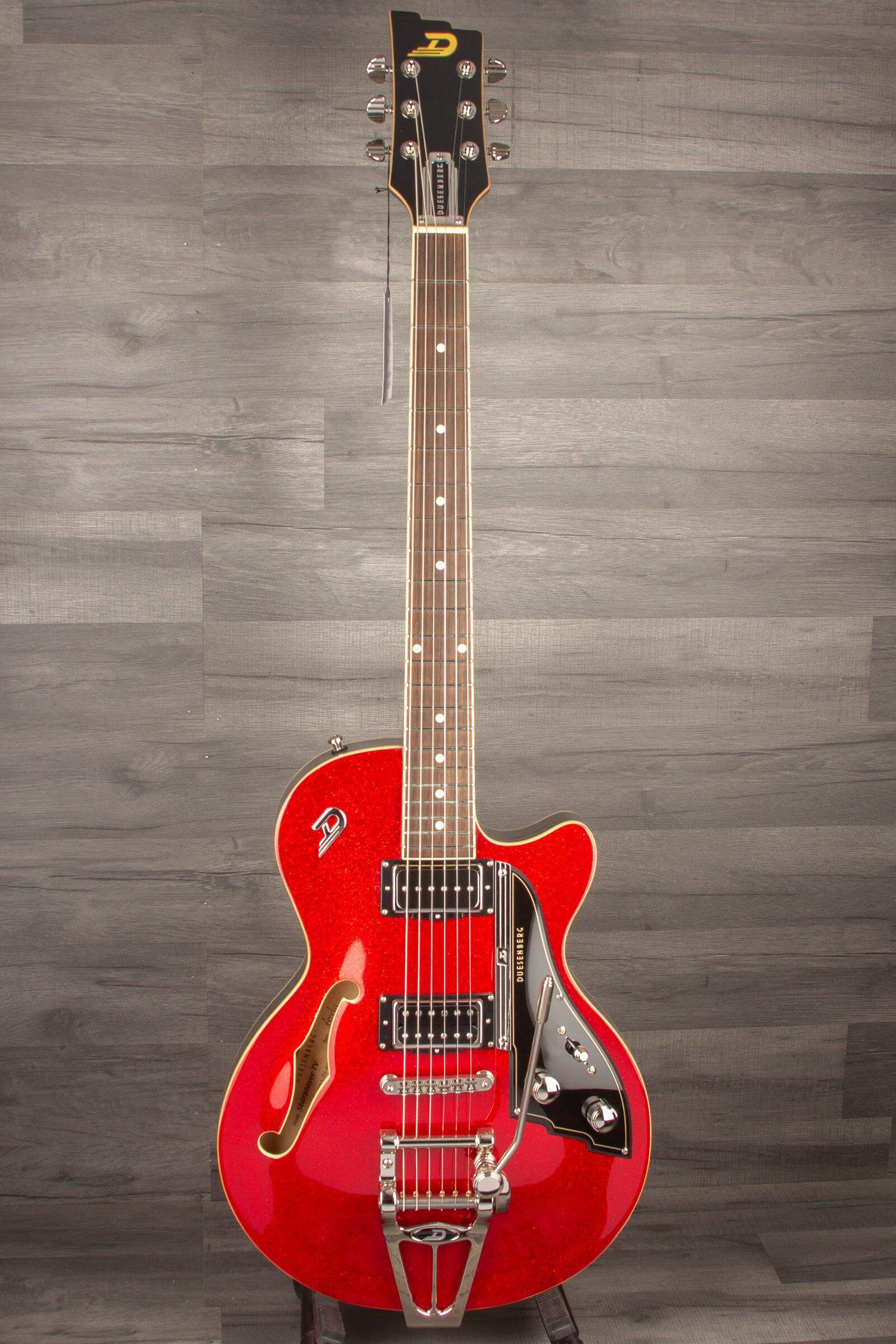 Duesenberg Starplayer TV Electric Guitar - Red Sparkle (Includes Hard Case)