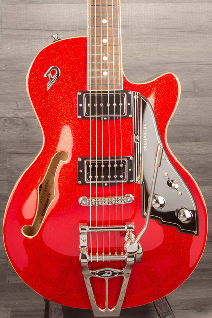 Duesenberg Starplayer TV Electric Guitar - Red Sparkle (Includes Hard Case)