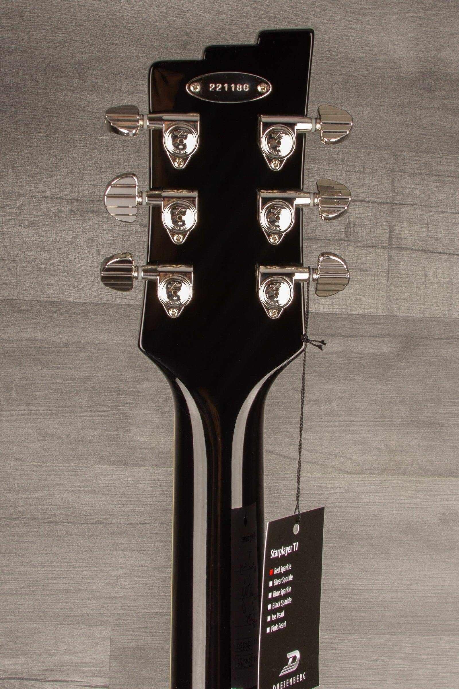 Duesenberg Starplayer TV Electric Guitar - Red Sparkle (Includes Hard Case)