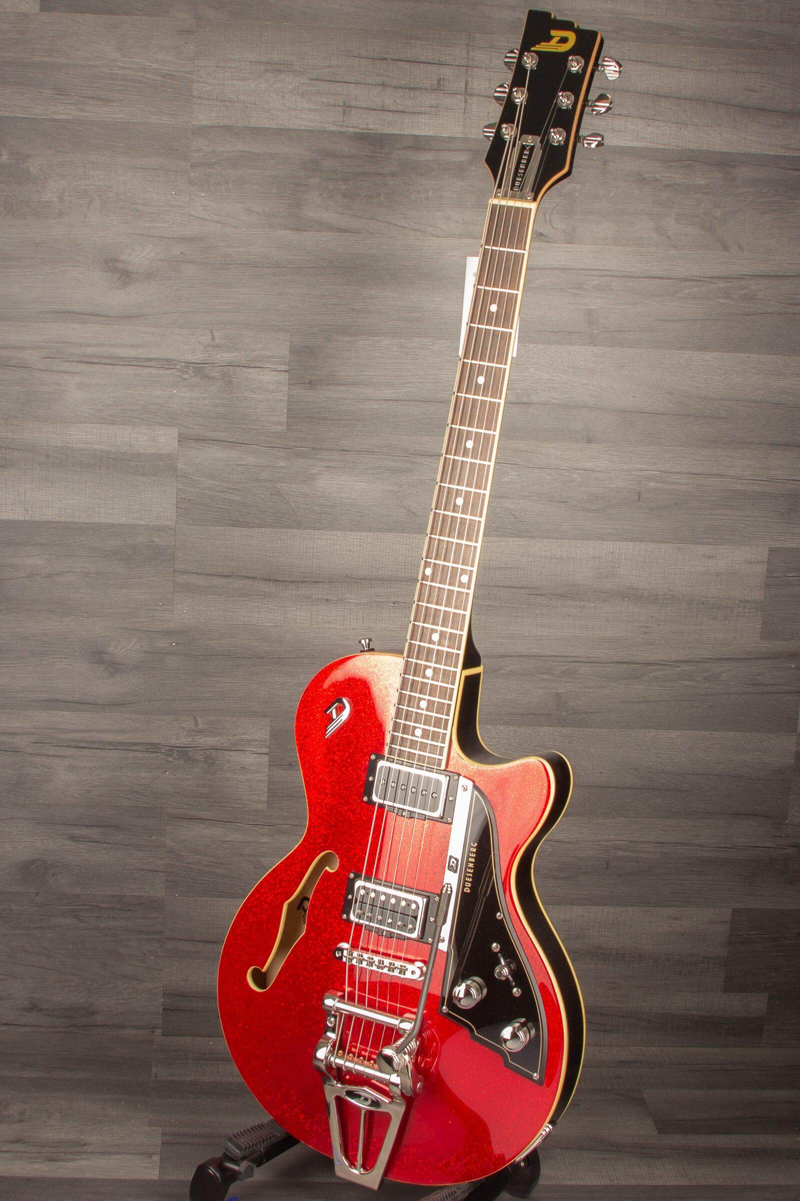 Duesenberg Starplayer TV Electric Guitar - Red Sparkle (Includes Hard Case)