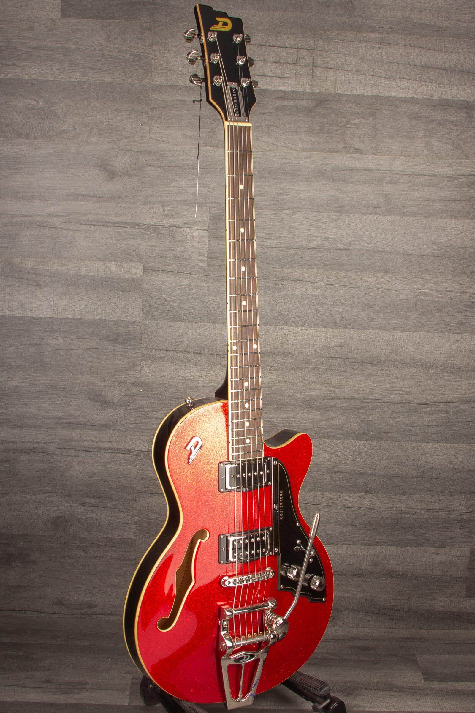 Duesenberg Starplayer TV Electric Guitar - Red Sparkle (Includes Hard Case)