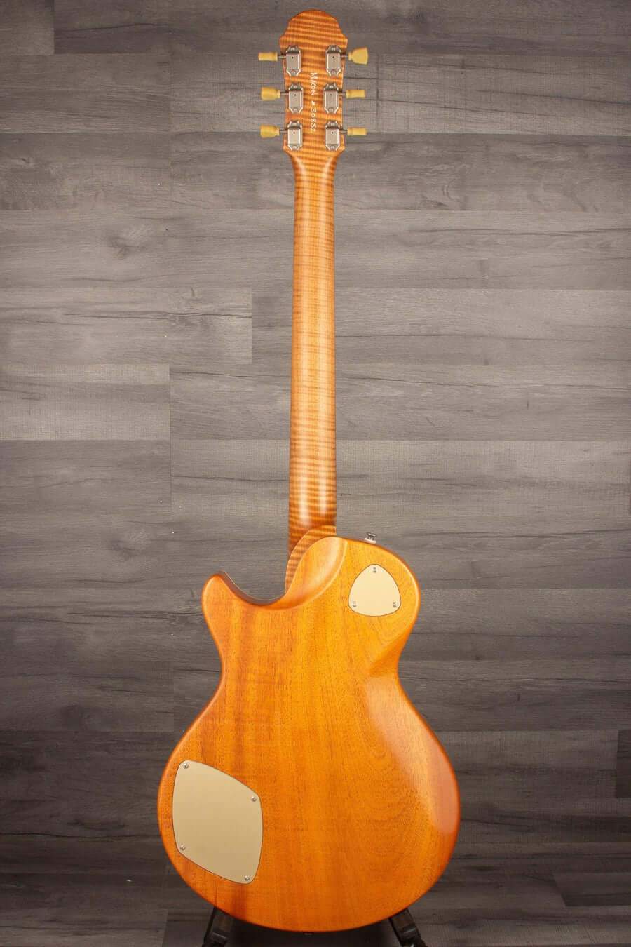 Patrick James Eggle Macon Carved Top Electric Guitar - Firemist Gold s#30852
